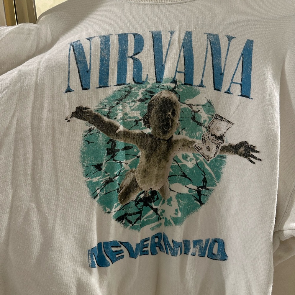 R13 Women's Cream nirvana Sweatshirt